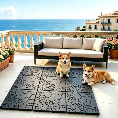 Airsell 9 Piezas(30x30cm-0,81 m²) Baldosas de Exterior