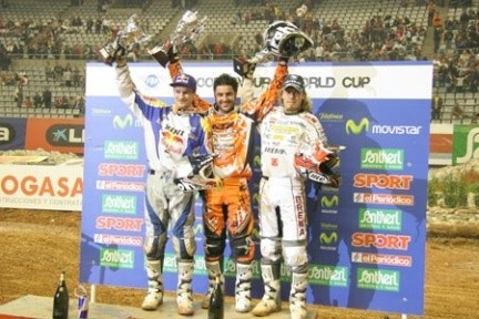 Taddy Blazusiac, Iván Cervantes y Mika Ahola