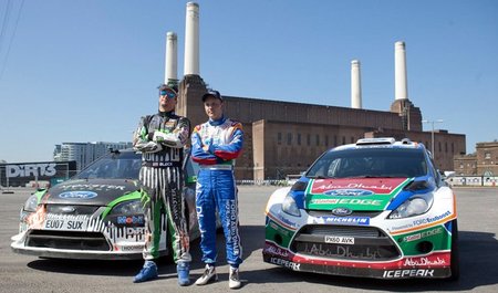 Ken Block, una gymkhana y una modelo. ¿Buena combinación?