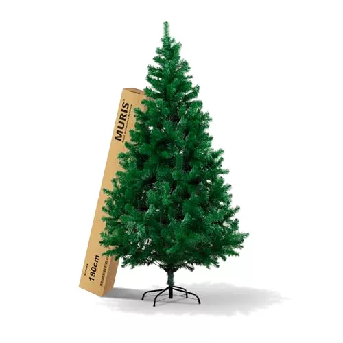 MURIS Árbol de Navidad Artificial, Altura de 180 cm