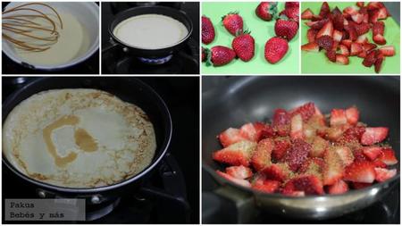 Tortitas Con Fresas Bebes Y Mas