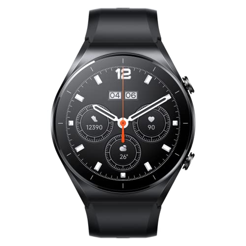 Xiaomi Watch S1 - Smartwatch con Pantalla AMOLED de 1,43", Cristal de Zafiro, Llamadas Bluetooth, GPS de Doble Banda, 117 Modos Deportivos, Negro (Versión ES + 3 años de garantía)