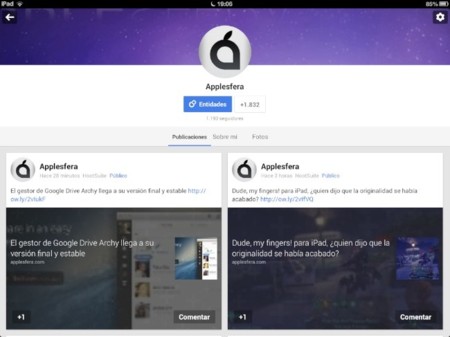 Google+ para iOS se actualiza con una buena cantidad de mejoras