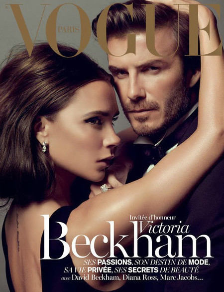 Muero de lo que me gusta la portada los Beckham en Vogue Paris