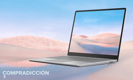 Antes de que acaben los PC Days de PcComponentes te puedes ahorrar casi 250 euros en este portátil con pantalla táctil Microsoft Surface Laptop Go