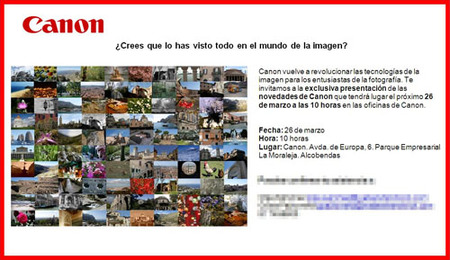 Nuevos productos Canon el 26 de Marzo