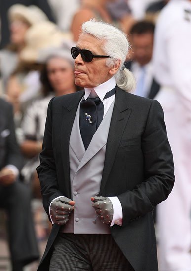 Boda Real en Mónaco: el look de Karl Lagerfeld como invitado a la boda de Alberto de Mónaco y Charlene Wittstock