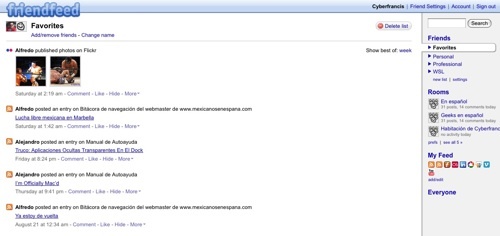 FriendFeed beta