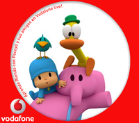 Pocoyó a través del teléfono móvil gracias a Vodafone Live, el primer canal de contenido infantil en España exclusivo para móviles
