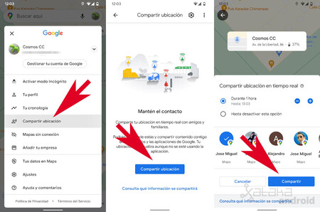 Google Maps Compartir Ubicacion