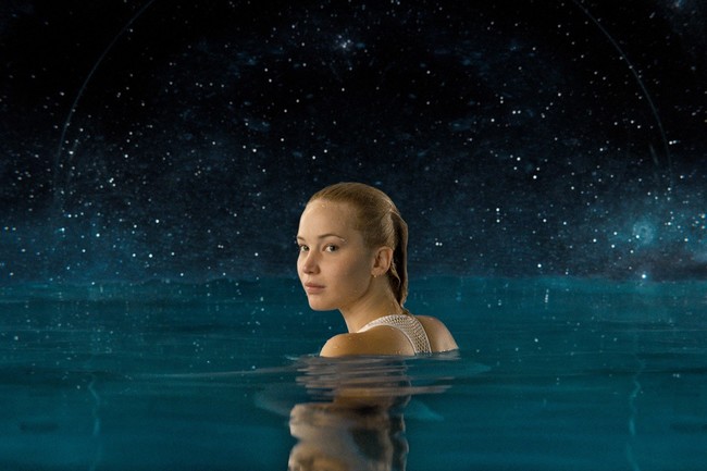 Jennifer Lawrence Passengers Pool Scene