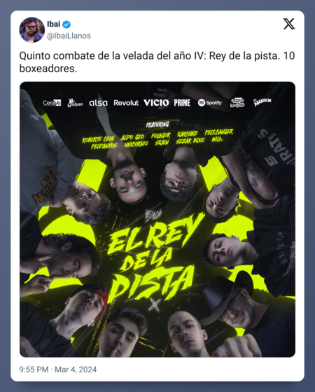 ibai presenta el quinto combate de La Velada del Año 4