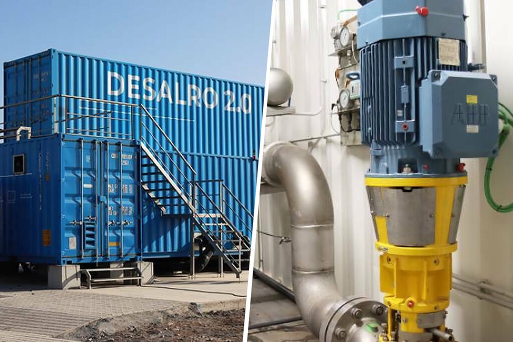 La desaladora que menos electricidad consume del mundo es portátil, modular y está instalada en las Islas Canarias