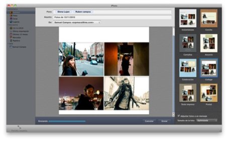 Crea divertidos mails con tus fotografías desde iPhoto