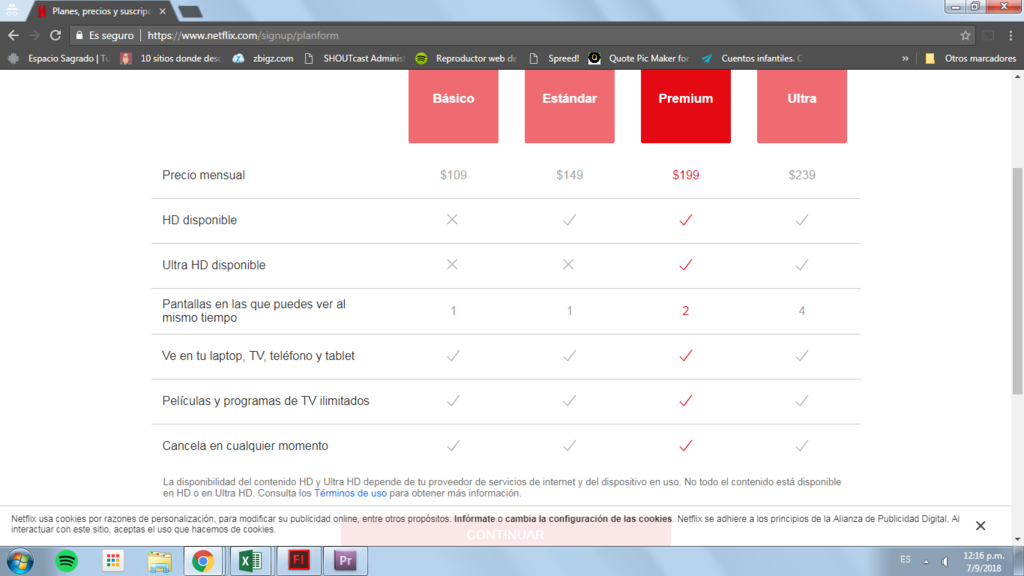 Netflix ya prueba el nuevo paquete