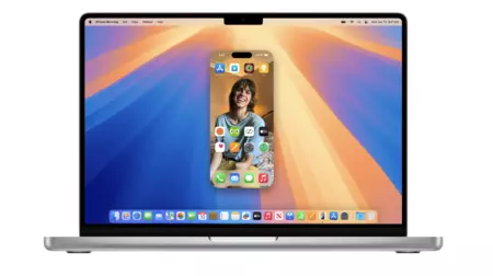 macOS Sequoia からの iPhone ミラーリング