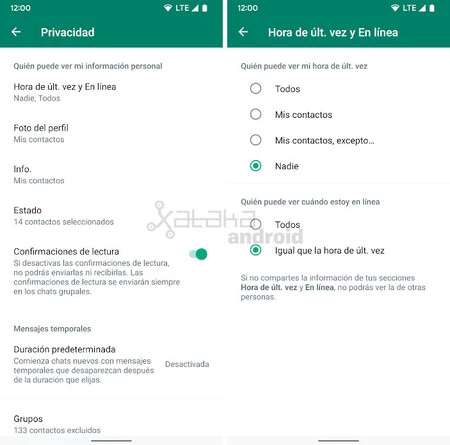 WhatsApp 上の個人情報