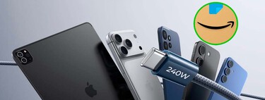 Cable USB-C con potencia de hasta 240W y por solo 120 pesos. Es compatible con iPhone y Android 
