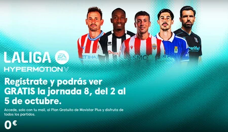 Jornada Gratis Laliga Hypermotion Movistar Plus