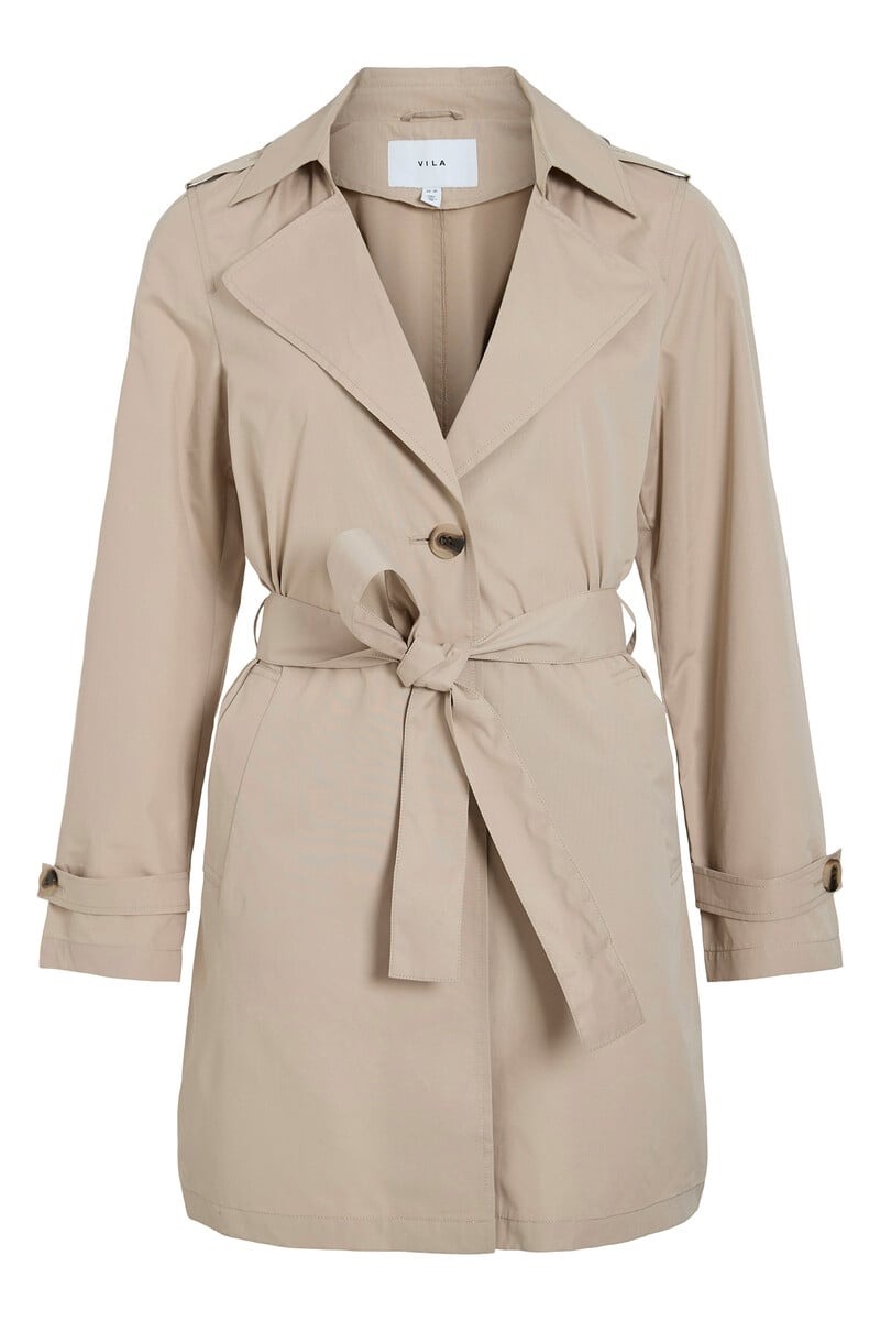 Gabardina 3/4 anudada