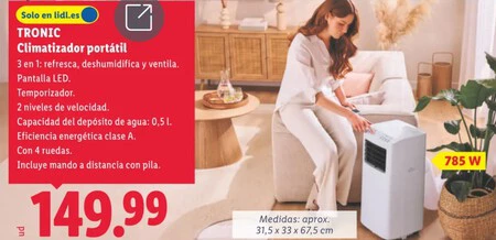 Climatizador Portatil Lidl