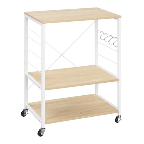 WOLTU Estantería de Cocina con Ruedas