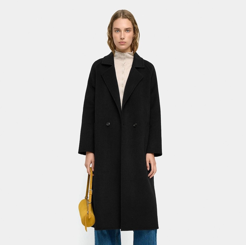 Abrigo largo de paño Parfois