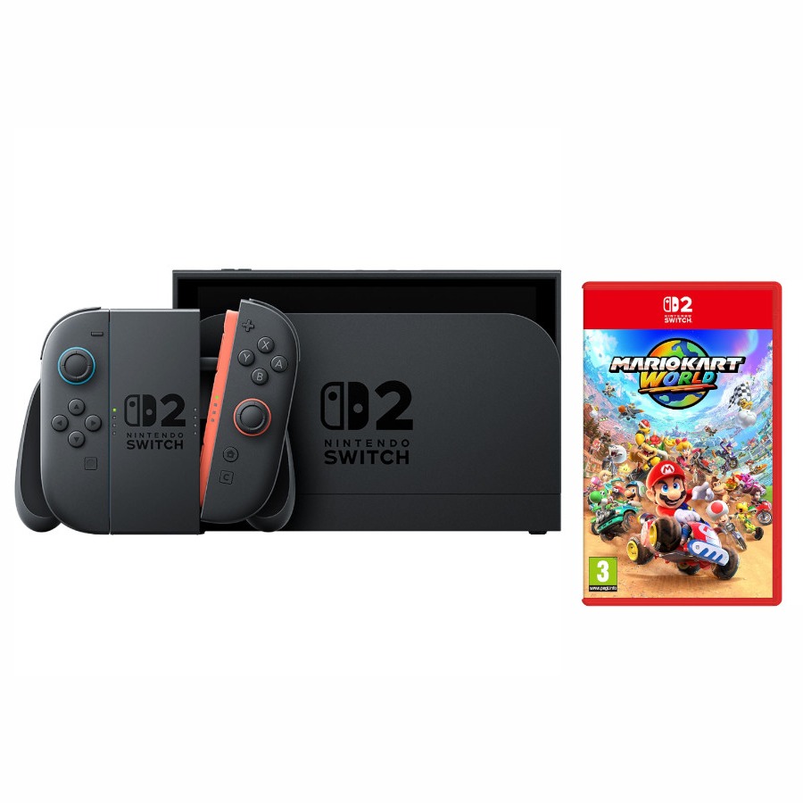 Nintendo Switch 2 + Mario Kart World + llavero