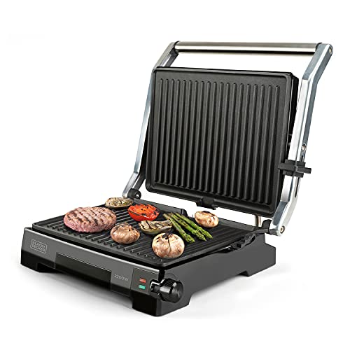 BLACK+DECKER BXGR2200E - Grill y plancha de asar