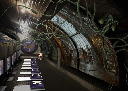 La estación mágica Wonderbook es una experiencia única e irrepetible para toda la familia y se puede ver en Madrid