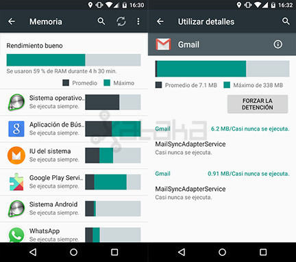 La memoria RAM, el punto débil que Google quiere mejorar con Android M