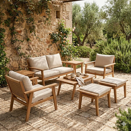 Conjunto De Jardin Cafe Halong