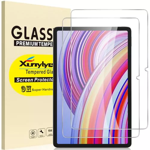 XunyLyee Protector Pantalla para Xiaomi Redmi Pad Pro/Xiaomi Poco Pad 12,1 Pulgadas Cristal Templado Film [2 Piezas]