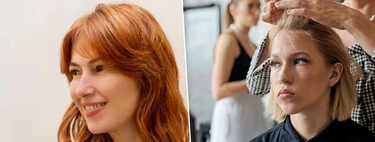 María Baras, peluquera: "Para dar volumen a un pelo fino hay que secar el pelo con la cabeza hacia abajo y mover mucho la raíz con los dedos"