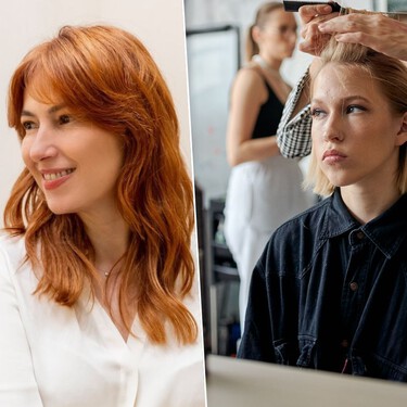 María Baras, peluquera: "Para dar volumen a un pelo fino hay que secar el pelo con la cabeza hacia abajo y mover mucho la raíz con los dedos"