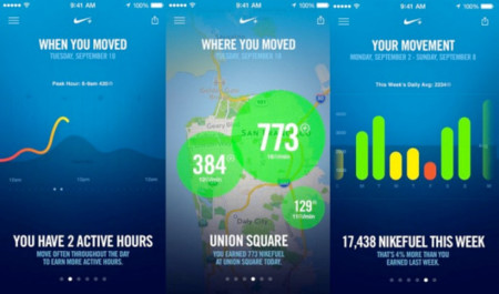 Ya tenemos Nike + Move en la App Store (iPhone 5S)