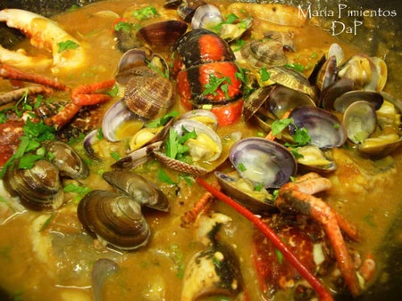 Zarzuela de bogavante. Receta