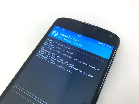 Instalación de una ROM desde el recovery personalizado