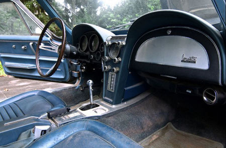 Corvette C2 de Neil Armstrong, interior