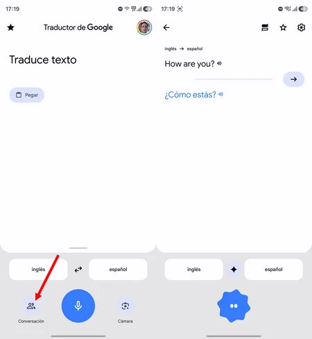 Traductor de Google para Android