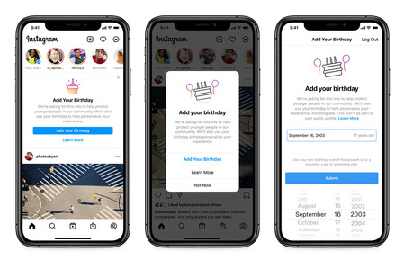 Instagram necesita saber tu fecha de nacimiento: sin ella no podrás seguir usando la aplicación