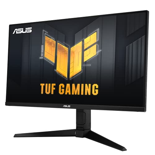 ASUS VG28UQL1A Monitor Gaming 28 Pulgadas, UHD 4K (3840x2160), Fast IPS, 144 Hz, 1 ms GTG, NVIDIA G-Sync Compatible, AMD FreeSync Premium, DSC, ELMB Sync, DisplayHDR 400, DCI-P3 90%