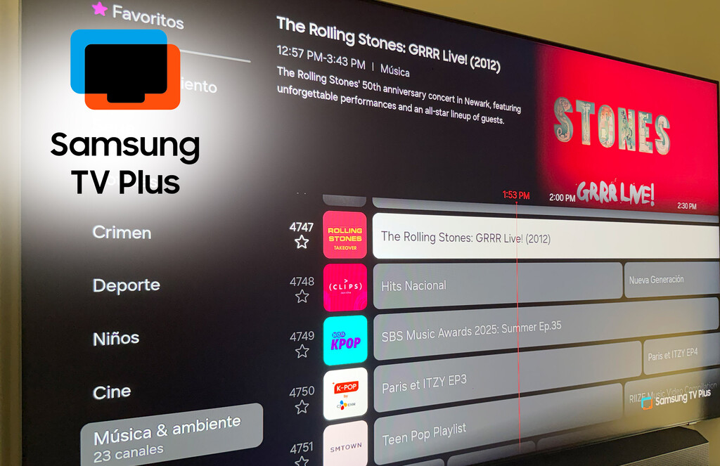 Los Rolling Stones tienen nuevo álbum y Samsung TV Plus tiene dos nuevos canales gratis. Uno de ellos para Mick Jagger y los suyos 