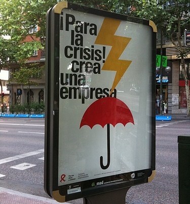 "Para la crisis crea una empresa": con dos..... razones