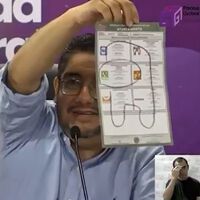 Alguien dibujó un personaje de Among Us en las votaciones de Veracruz: el Partido Verde quería que se los contarán como voto válido 