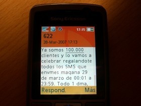 Yoigo celebra los 100.000 clientes con SMS gratis el 29 de Marzo