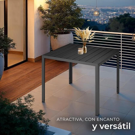 mesa jardín compacta