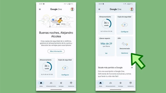 Beneficios del soporte 24/7 y VPN incluido en planes avanzados de Google Drive