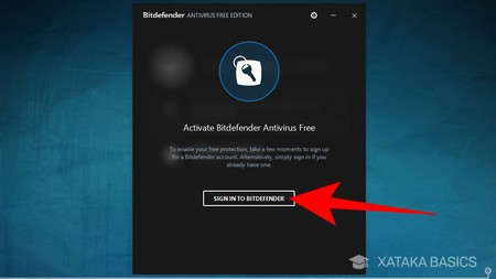 Registrarse Bitdefender