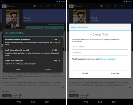 Google Play Magazines